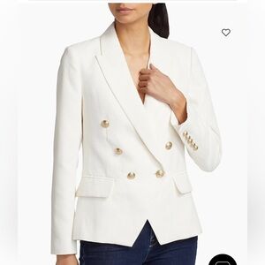 L'AGENCE Kenzie Cotton-Blend Double-Breasted Blazer